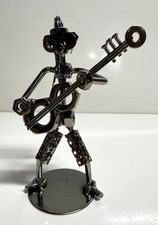 Metallfigur gitarristen aus - metallfigur,