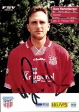 Autogrammkarte Fußballer Uwe Hartenberger, FSV Zwickau, Autogramm - 11411045