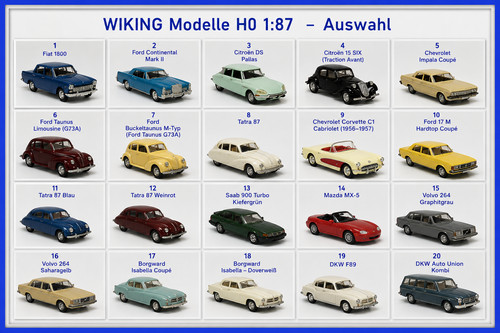 Wiking auto modell - h0,