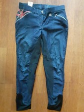 Reithose Jeans Jeansreithose Gr. 42 (21) HKM / 40 Vollbesatz
