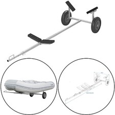 Trailer Bootswagen 245-304cm Kajakwagen Kanuwagen Schlauchboot Wagen Handtrailer