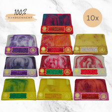 Handgemachte Seife 10er Set Olivenöl Hautpflege 800g Mandelöl Vitamin E Geschenk