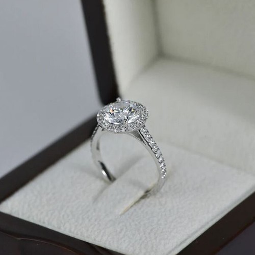 Rund halo diamant - rund,