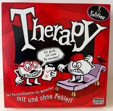Therapy 3. Edition- Parker Spiel Gesellschaftsspiel Partyspiel rot neuwertig