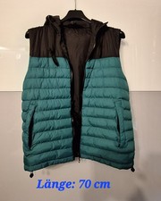 steppweste herren XL schwarz/dunkelgrün Neu!
