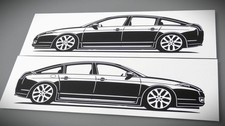 Citroen C6 Sticker Silhouette