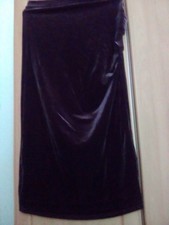 Damen Rock Gr XXL Samtartig Neu