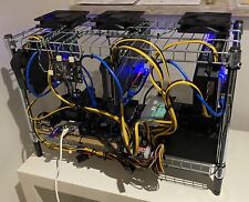 Mining Rig Frame für bis zu 6 Grafikkarten (ETH, BTC) Gehäuse, Schneller Versand