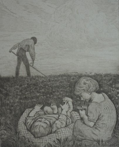 Kinder auf dem feld - auf,