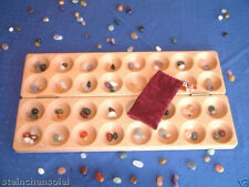 Halbedelsteinspiel Buche 80