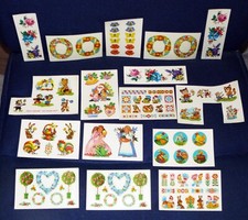 Konvolut Abziehbilder DDR – 15 Teile