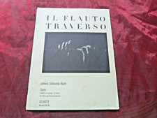 BACH Suite h-Moll  Noten für Flöte und Klavier