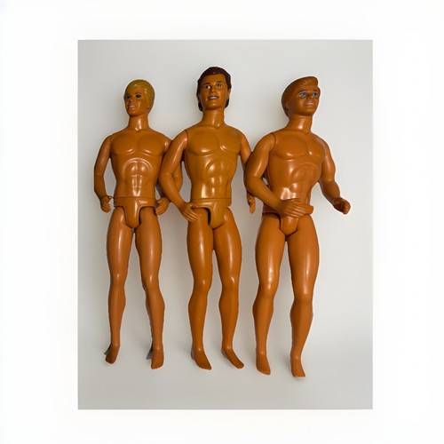 Vintage ken puppen mattel - 3x,