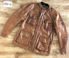 Belstaff  PANTHER 1966 leather jacket, GoldLabel series, antique cuero, size 3XL