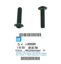 2x Original Opel Flachrundschrauben Kupplungsbetätigung Omega A Lotus - 90393281