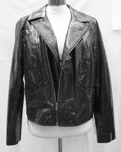 Lederjacke schwarz alba - lederjacke, gr.42