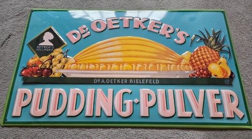 Blechschild oetker s - blechschild, dr.