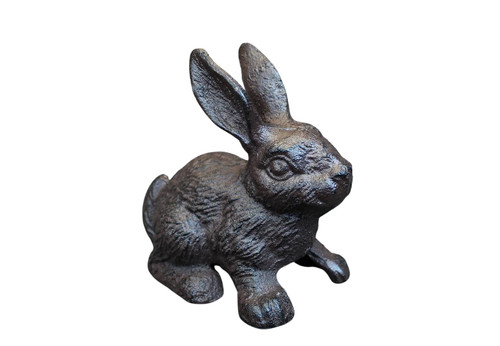 Gartenfigur neugieriger hase - neugieriger,