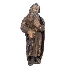 ANTIKE BAROCK HEILIGENFIGUR 18