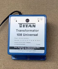Titan Trafo 108, Universal Transformator, 220 V, 60 VA, aus Anlagenrückbau 