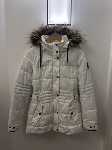 Esprit damen winterjacke weiß - winterjacke,