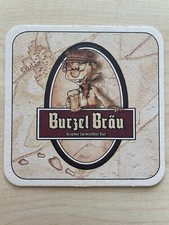 Bierdeckel Hausbrauerei Burzel Bräu Tarmstedt, unbenutzt