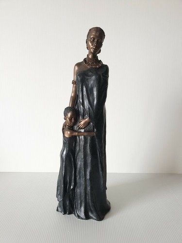 Dekofigur massai mutter - massai,