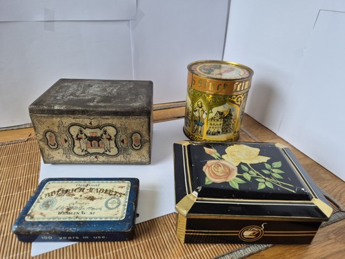 Deko alte blechdosen vintage - blechdosen,