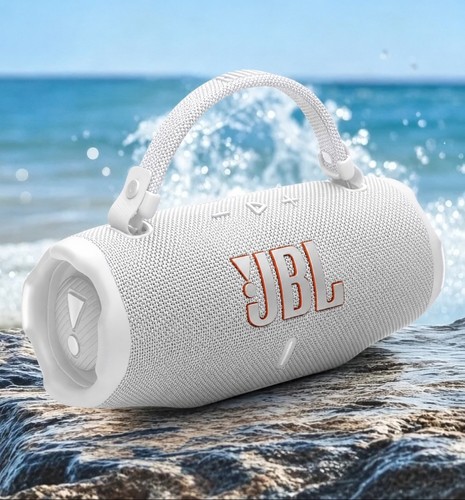 Weißer jbl charge tragbarer - 6,