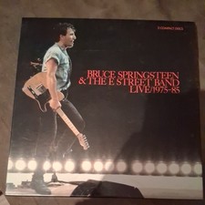 Bruce Springsteen & E Street Band Live 1975--85 Drei CD in Box mit Booklet