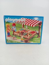 PLAYMOBIL 6121 Gemüsestand Spielfiguren-Set Marktstand Mehrfarbig ab 4 Jahre