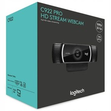 Logitech Webcam C922 PRO HD STREAM 3MP USB-A AUSGEZEICHNETE QUALITÄT
