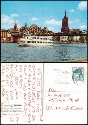Ansichtskarte frankfurt - frankfurt, am