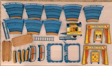 Konvolut Teile Playmobil Circus Zirkus, vintage 1977 mit 3 Figuren