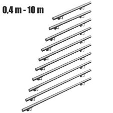 Edelstahl Handlauf Treppengeländer Geländer Wandhandlauf Treppe 50-200 cm V2Aox
