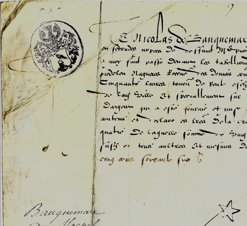1566 rouen manuskript - rouen,