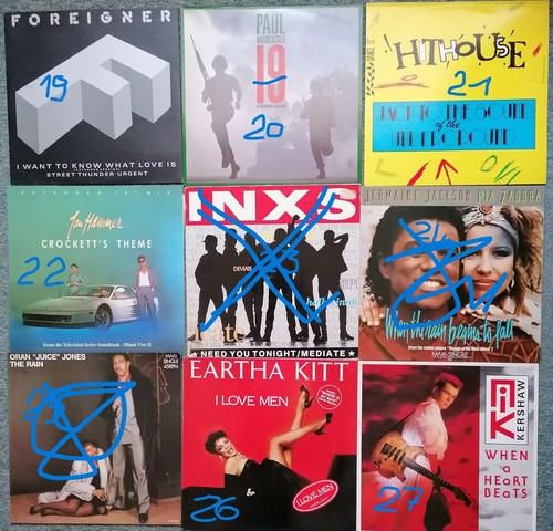 Etliche maxi singles aus - 12",