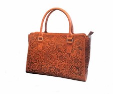 BB Design Handtasche "Flower" Rot Rindsleder NEU!