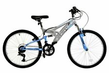 DRB Armbrust Mountainbike Junior Vollfederung MTB 24" Laufrad 6 Spd grau/blau