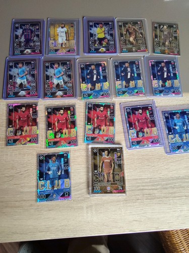 17x match attax karten club - 17x,