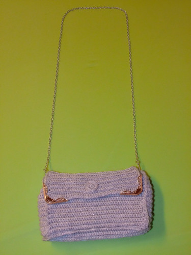 Elegante gehäkelte handtasche - elegante,