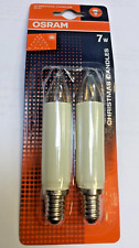 2 x OSRAM CHRISTMAS CANDLES für Weihnachtslichterkette für Außen 7W  CAK15 6141