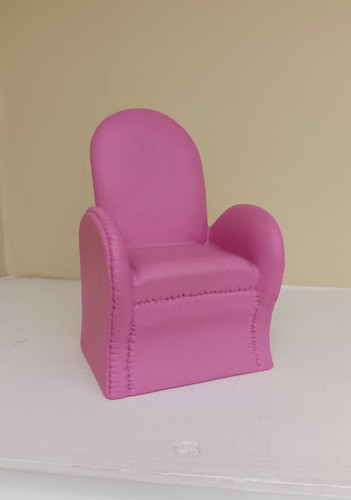 Vintage barbie puppe rosa sofa - barbie,