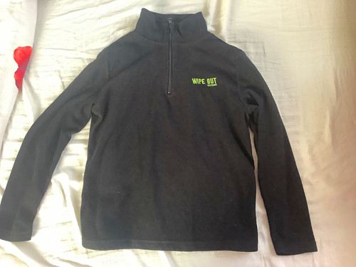 Fleecepullover schwarz