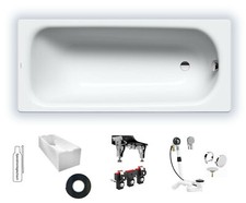 Badewanne Kaldewei Saniform Plus 1700 x 750 Stahlbadewanne weiß 112600010001