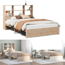 Massivholzbett, Bett mit