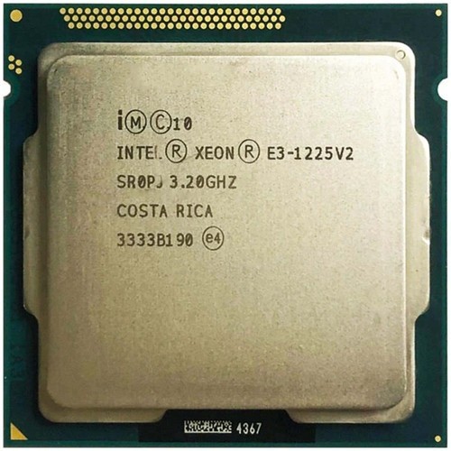 Intel xeon 1225 4 x - 4,