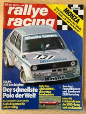 Rallye Racing Nr. 10 Ausgabe Oktober 1978 Formel 1 Monza BMW Alpina Fiat 131