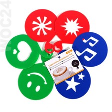 6 x Schablone Kakao Cappuccino