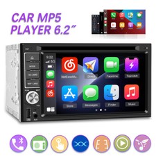 Doppel 2 DIN Autoradio Carplay Android Auto CD DVD AM RDS 3 USB Bluetooth TF AUX